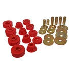 Energy Suspension 3.4109R; Body Mount Bushings Red For 73-80 Gm 2WD Truck New. Price: $96.38.