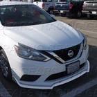 3PCS Painted White Front Body Kit Bumper Spoiler Lip For 16-19 Nissan Sentra New. Price: $54.95.