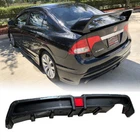 Rear Bumper Diffuser W/led For 06-11 Honda Civic 4DR Mugen Rr Carbon Fiber Style New. Price: $101.90.