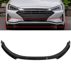 Bumper Lip Spoiler Front For 2017-18 Hyundai Elantra Sedan 4-DR 1.4L 2.0L Black New. Price: $42.09.