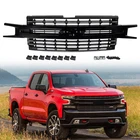 For Chevrolet Silverado 1500 2019 2020 2021 Front Bumper Grill Gloss+matte Black New. Price: $113.00.