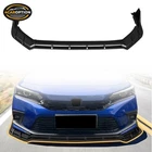Fits 22-24 Civic 11TH Fe-c Style Front Bumper Lip Spoiler Matte Black 3PC Set New. Price: $55.99.