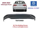 2020-2022 Volkswagen Passat Rear Bumper Lower Valance Air Deflector Textured #4 New. Price: $140.00.