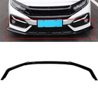 Painted Black Lip Splitters Front For 2017-2021 Honda Civic Hatchback 1.5L 2.0L New. Price: $50.52.