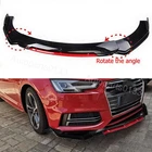 Front Bumper Lip Splitter Lower Spoiler Body Black+red For Audi A3 A4 A5 A6 New. Price: $75.99.