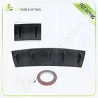 23" Black Rear Bumper Lip Diffuser Shark Fin Spoiler Universal New. Price: $30.28.