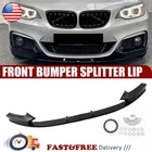 Glossy Black Front Splitter Lip For Bmw F22 F23 M235I M240I Tech 2014-2021 Set New. Price: $114.21.