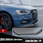Fit 2009-16 Audi A4 S4 B8.5 S-line Front Lip Splitter Spoiler Carbon Fiber Color New. Price: $91.60.