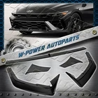 Painted Black For 2024-2026 Hyundai Elantra N-line Front Bumper Lip Spoiler New. Price: $119.41.
