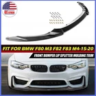 Front Bumper Lower Splitter Spoiler Lip Fits Bmw M3 F80 M4 F82 F83 2015-2020 New. Price: $53.95.