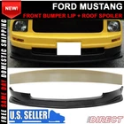 05-09 Ford Mustang V6 Type Front Lip Splitter + Dsr Roof Spoiler New. Price: $171.99.