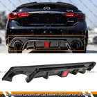 For 18-24 Infiniti Q50 Honeycomb Carbon Fiber Rear Bumper Diffuser W/ Led Light New. Price: $349.99.