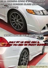 Fits 06-11 Honda Civic 4DR Mu-gen Rr Style Wheelarch Fender Flare Kit (abs) New. Price: $178.50.