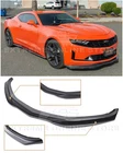 For 19-UP Camaro Rs & Ss Eos T6 Style Primer Blackfront Bumper Lip Splitter New. Price: $221.99.