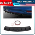 1 Carbon Style Rear Lower Bumper Diffuser Fin Spoiler Lip Wing Splitter 34"X6" New. Price: $32.95.