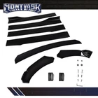 New Universal Front Bumper Lip Spoiler Chin Splitter W/ Side Skirt Extension Kit. Price: $82.01.