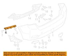 Subaru Oem 12-16 Impreza Rear Bumper Components-upper Bracket 57707FJ130 New. Price: $12.61.
