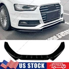 For Audi A4 S4 B8.5 Sline 2013-16 Gloss Black Front Bumper Spoiler Splitter Lip New. Price: $72.18.