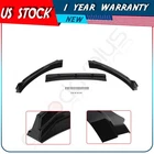 For 17-18 Hyundai Elantra Glossy Painted Black Front Bumper Lip Spoiler 3PCS New. Price: $46.14.