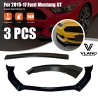 Vland For 2015-2017 Mustang Gt Perfomance Front Bumper Lip Chin Spoiler Splitter New. Price: $45.99.