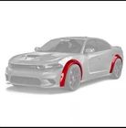 Vicrez Charger Widebody Fenders New. Price: $480.00.