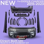 Fit For 2015-2023 Dodge Charger Widebody Kit Front And Rear Bumper Hellcat Style New. Price: $1199.00.