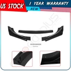 For 13-16 Hyundai Genesis Glossy Painted Black Front Bumper Lip Spoiler 3PCS New. Price: $81.59.