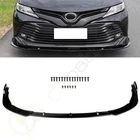 3PCS Front Bumper Lip Fit For 2018-2020 Toyota Camry Xle Xse Sedan Glossy Black New. Price: $44.88.