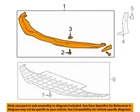Gm Oem 16-19 Corvette Front Bumper Grille Spoiler-spoiler 84084503 New. Price: $2340.78.