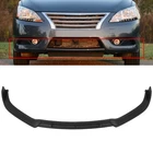 Matte Black 2013-2014 2015 For Nissan Sentra Front Bumper Lip Spoiler New. Price: $38.95.