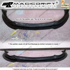 15-17 Ford Mustang Front Bumper Flat Chin Splitter Bottom Lip Diffuser New. Price: $69.88.