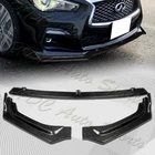 For 2018-2024 Infiniti Q50 Premium Real Carbon Fiber Front Bumper Body Kit Lip New. Price: $214.99.