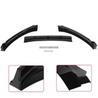 3PC For 16-18 Hyundai Elantra Front Bumper Lip Spoiler Splitter Glossy Black New. Price: $45.99.