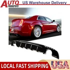 Black Rear Bumper Lip Diffuser For 2015-2023 Chrysler 300 Srt Dual Exhaust New. Price: $111.29.
