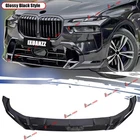 For 2023+ Bmw X7 G07 Lci Sport Gt Style Gloss Black Front Bumper Lip Spoiler New. Price: $149.98.