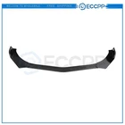 Universal Painted Black Front Bumper Protector Body Splitter Spoiler Lip 3PCS New. Price: $61.85.