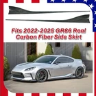 For Toyota Gr 86 22-25 Real Carbon Fiber Vr Style Side Body Skirt Splitter Panel New. Price: $759.99.