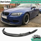 For Bmw E92 E93 325I M-sport Lci Real Carbon Front Bumper Lip Spoiler Splitters New. Price: $309.70.