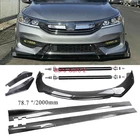 For Honda Accord Civic Carbon Fiber Front Bumper Lip Spoiler 78.7" Side Skirt New. Price: $169.99.
