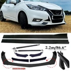 For Nissan Versa Plus Front Bumper Lip Spoiler Splitter Car Body Rear New. Price: $169.99.