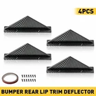 1/2SET Carbon Fiber Rear Bumper Diffuser Shark Fin Curved Spoiler Lip Wing New. Price: $8.99.