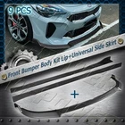 Carbon Look For 2018-2023 Kia Stinger Gt-line Front Bumper Lip + Side Skirt 9PCS New. Price: $143.41.