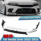 Front Spoiler Lip Splitter Kit For Honda Civic 2022-2024 Black White Yofer New. Price: $125.00.