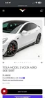 Genuine Vorsteiner Aero Volta Carbon Fiber Side Skirts. Tesla Model 2018-2023 New. Price: $789.00.