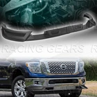 Unpainted Black Front Bumper Lip Spoiler Splitter For 17-19 Nissan Titan Pickup New. Price: $129.95.