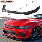 For 20-23 Dodge Charger Srt Hellcat Scat Widebody 3PCS Front Bumper Lip Splitter New. Price: $66.49.