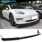 Fits 17-23 Tesla Ikon V4 3PC Front Bumper Lip W/ Winglets Carbon Fiber Print New. Price: $119.99.