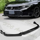 For 2025-2026 Honda Civic Sedan Hatchback Carbon Fiber Front Bumper Lip Spoiler New. Price: $229.99.