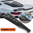 Carbon Fiber Rear Split Window Applique Louver Trim For Corvette C8 Z51 2020-25 New. Price: $199.99.