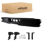 Black Rear Step Bumper Assembly For Gmc Sierra 1500 14-18 GM1103175 Steel New. Price: $168.13.